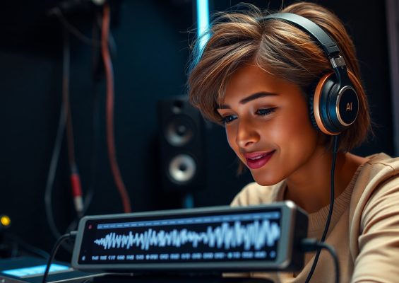 Realistic voiceovers created with Murf AI's advanced voice generator."