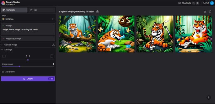 How to use DreamStudio Text-to-Image AI to bring creative ideas to life.